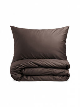 Пододеяльник сатин 175x210 коричневый сатин - Denastia фото 3