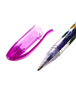 Набор гелевых ручек, 10 цветов, металлик, корпус с рисунком, в блистере на кнопке - Calligrata фото 14