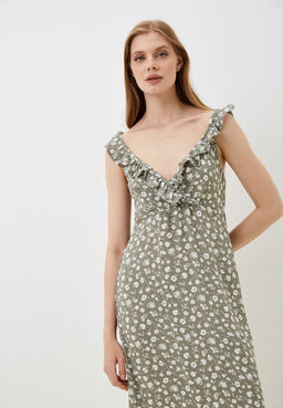 Платье с цветочным принтом