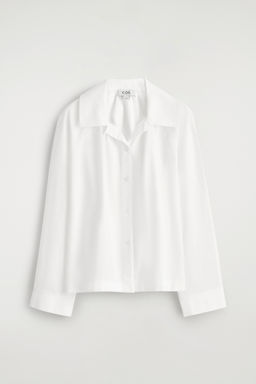 GATHERED PIMA COTTON SHIRT