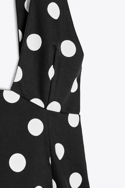 POLKA DOT HALTER TOP WITH BACK BOW - Zara фото 6