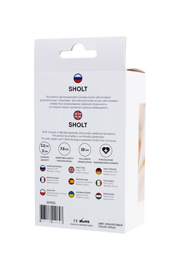 Анальная втулка ToDo by Toyfa Sholt, силикон, фиолетовый, 10 см, 3 см