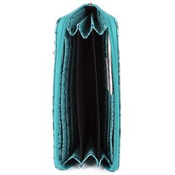 Портмоне женское Cayman-405К н/к, 3 отд, 11 карм, на молнии, бирюза КЛ (97) 165048 фото 3