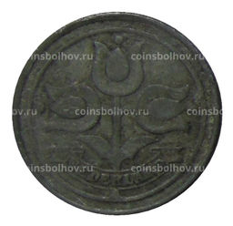 Монета 10 центов 1942 года Нидерланды