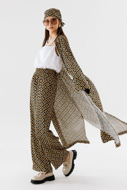 Костюм NIKVA н554-1 ромбы апельсин  фото 8