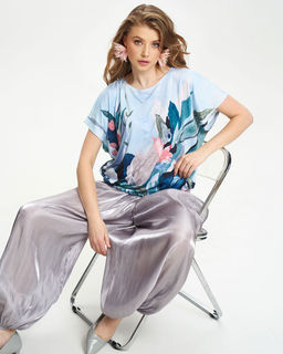 авторская вискозная футболка- кимоно - Sahar art lab фото 7