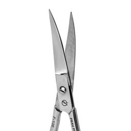 Frau Finger Ножницы маникюрные для ногтей изогнутые / Classic FS-106SP, глянцевые, ручная заточка, 9 см