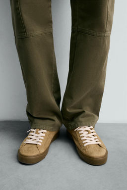 LEATHER TRAINERS - Zara фото 3