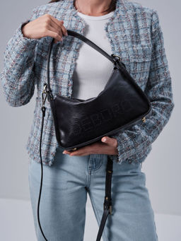 Сумка кожаная на плечо Deboro 30790 винтаж/дипвайтер