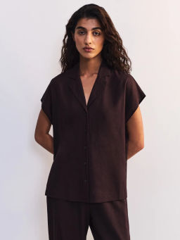 Льняная блуза с отложным воротником ZR2605012003-27 / Zarina