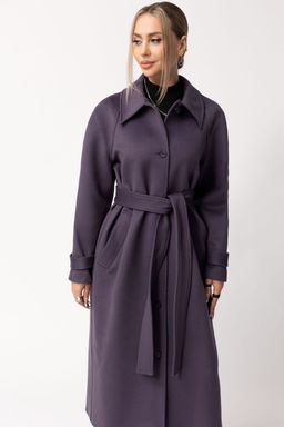 Пальто Golden Valley 7148-Р темно-фиолетовый