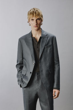 100% LINEN SUIT BLAZER - Zara фото 11