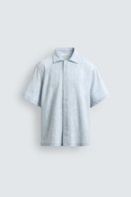 WASHED TEXTURED SHIRT - Zara фото 7