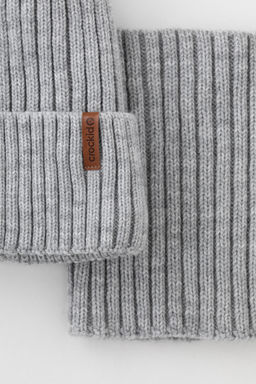 Crockid _ КВ 22015/ш/св.серый меланж комплект дет  фото 2