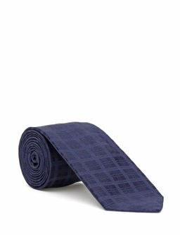 Темно-синий шелковый галстук - Cacharel фото 7