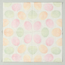 Салфетки бумажные на пасху «Пасхальные яйца», 25×25 см, набор 20 шт.