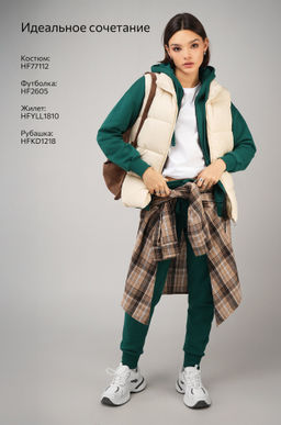 Женский спортивный костюм из футера трехнитки Happyfox