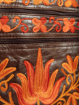 Сумка натуральная кожа через плечо №1114/63 - Ганг фото 3