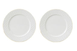 Тарелка обеденная 26,5 JEWEL Нежность с золотом (new bone)