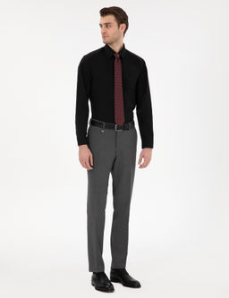 Siyah Slim Fit Uzun Kollu Basic G_mlek - Pierre cardin фото 4
