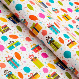 Бумага упаковочная глянцевая Шарики, 70 100 см, 1 лист - UPAK LAND фото 2