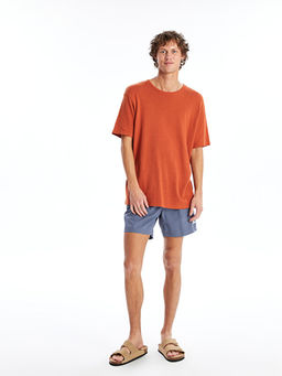 K?sa Boy Bask?l? Erkek Deniz ?ortu