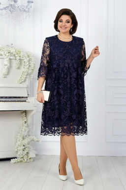 Платье Ninele 7431-Р темно-синий - Mira fashion фото 105