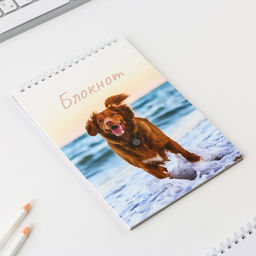 Блокнот А5 на гребне 40 л. Собака - Artfox фото 2