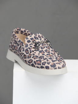 Лоферы туфли EDART 172.1841 be. бежевый леопард  фото 18