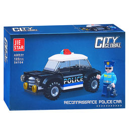 Конструктор "Полиция" (105 дет.) в коробке