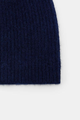 RIBBED CASHMERE BLEND BEANIE - Zara фото 3