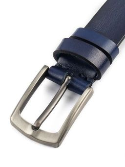 Мужской кожаный ремень Dierhoff ДРК 3050/2-30 Синий - Sergio valentini фото 3