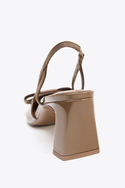BOW SLINGBACK HEELS - Zara фото 14