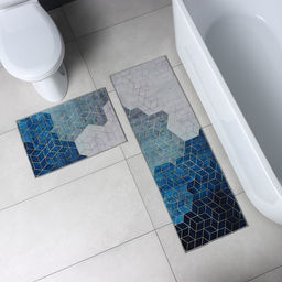 Коврики для дома Доляна Галилео, 2 шт: 45?120 см, 40?60 см, цвет МИКС  фото 2