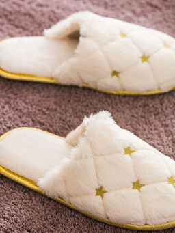 Y?ld?z Desenli Kad?n Pel?? Ev Terli?i - Waikiki фото 3