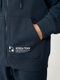 ACOOLA / Куртка детская для мальчиков Monogram_jc холодный синий фото 5