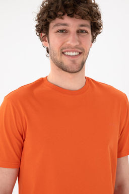 Erkek Regular Fit Bisiklet Yaka Nar _i_e_i Basic Ti__rt Sepette S_rpriz _ndirim - U.s. polo assn фото 3