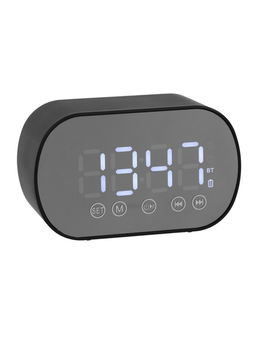 Часы - будильник электронные настольные: колонка, bluetooth, tf-карта, 8.5*3.9*5.2 см, USB   1091213