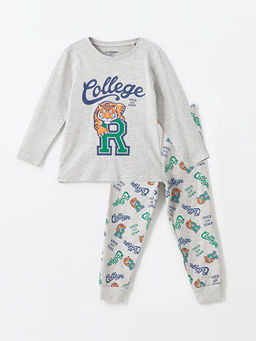 Bisiklet Yaka Erkek ?ocuk Pijama Tak?m?