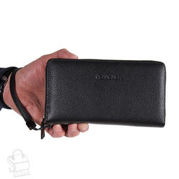 Клатч мужской кожаный 5513H black Heanbag  в Новосибирске