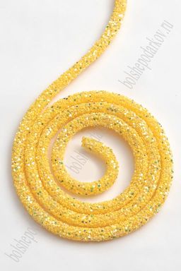 Шнур с блестками 5 м (SF-6007) желтый №22