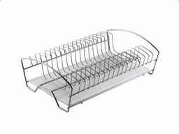 _Сушилка для посуды настольная №2 (39*25*12см) хром с поддоном, арт. АЛТ02С, АМ02С