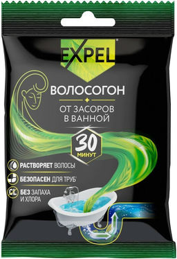 Цена за 4 шт. Expel Средство для устранения засоров ОТ ВОЛОС 1 саше, 50 г