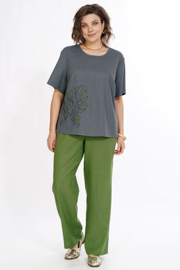 Костюм ALANI 2522 серый+зеленый