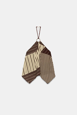 TOP HALTER ESTAMPADO ABALORIOS / Crudo / Marr?n - Zara фото 7