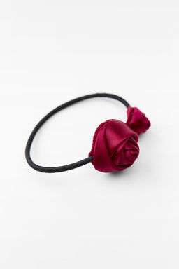 PACK OF 2 FLOWER BOW SHEEPSKIN TIES - Zara фото 3