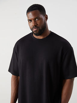 B?y?k Beden Bisiklet Yaka Erkek Ti??rt