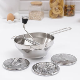 Сито для протирки Magistro Steel, 201 сталь, 3 диска в комплекте