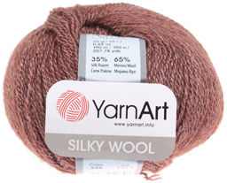 Силки вул (Silky wool) пряжа YarnArt 65% шерсть мериноса 35% искуственный шелк 10х25г/190м