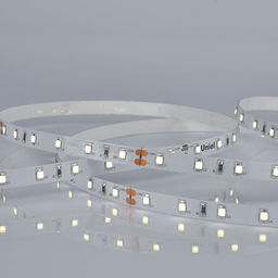 ULS-2835-60LED/m-8mm-IP20-DC24V-6W/m-5M-DW Гибкая светодиодная лента на самоклеящейся основе. Катушка 5 м. в герметичной упаковке. Дневной белый свет (6500K). ТМ Uniel.
